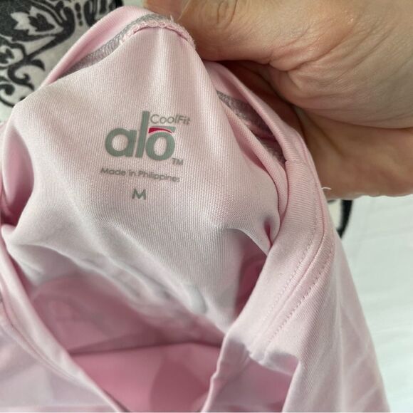 Alo Yoga Coolfit “Run Like A Girl” Short Sleeve Top - Picture 8 of 9